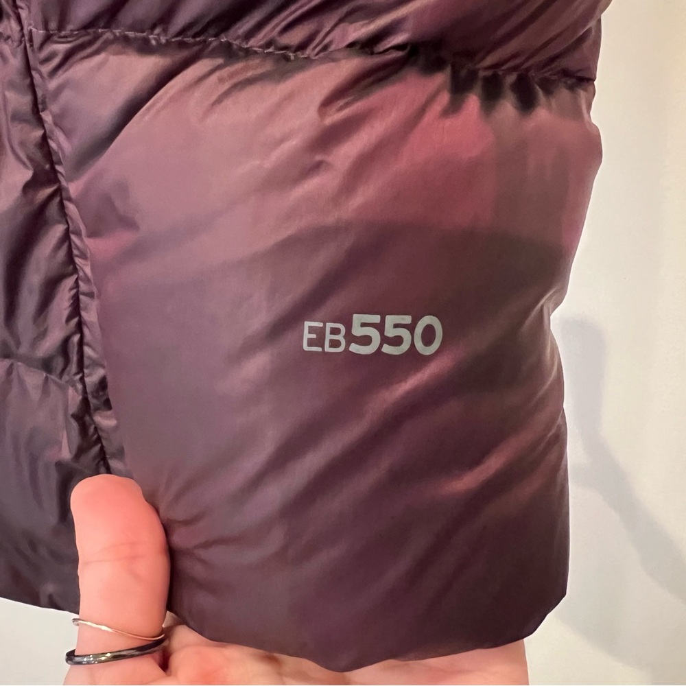 Eddie Bauer Women's Long Puffer Coat in Deep Burgundy - Picture 4 of 7